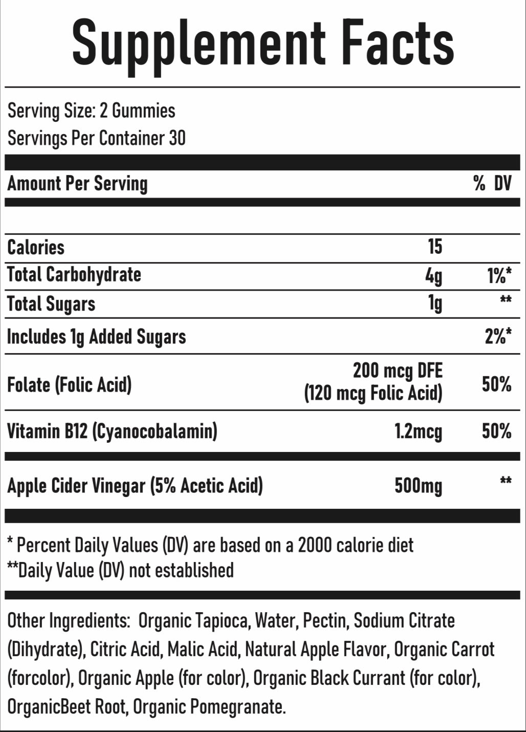 Apple Cider Vinegar Gummies