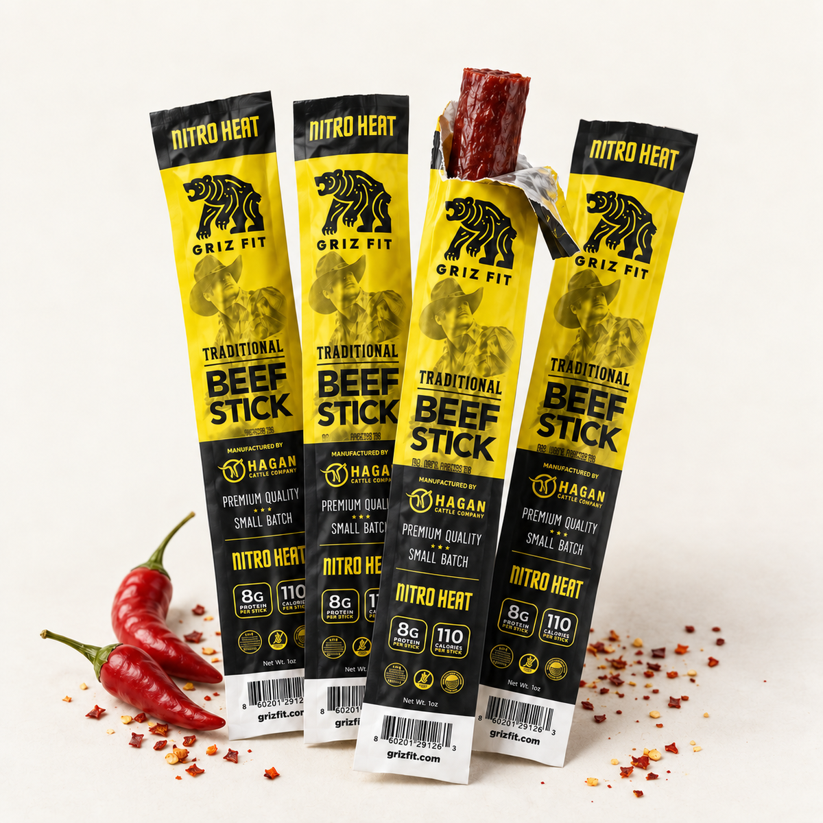 Griz Fit Flavor Sampler – 12 Beef Sticks