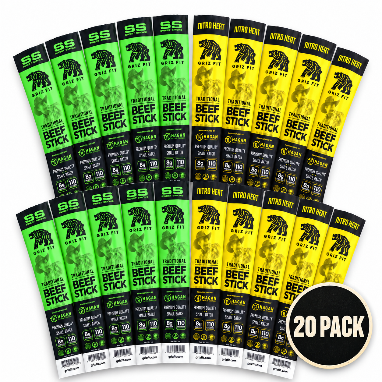 Beef Stick Variety Pack - 20 Sticks