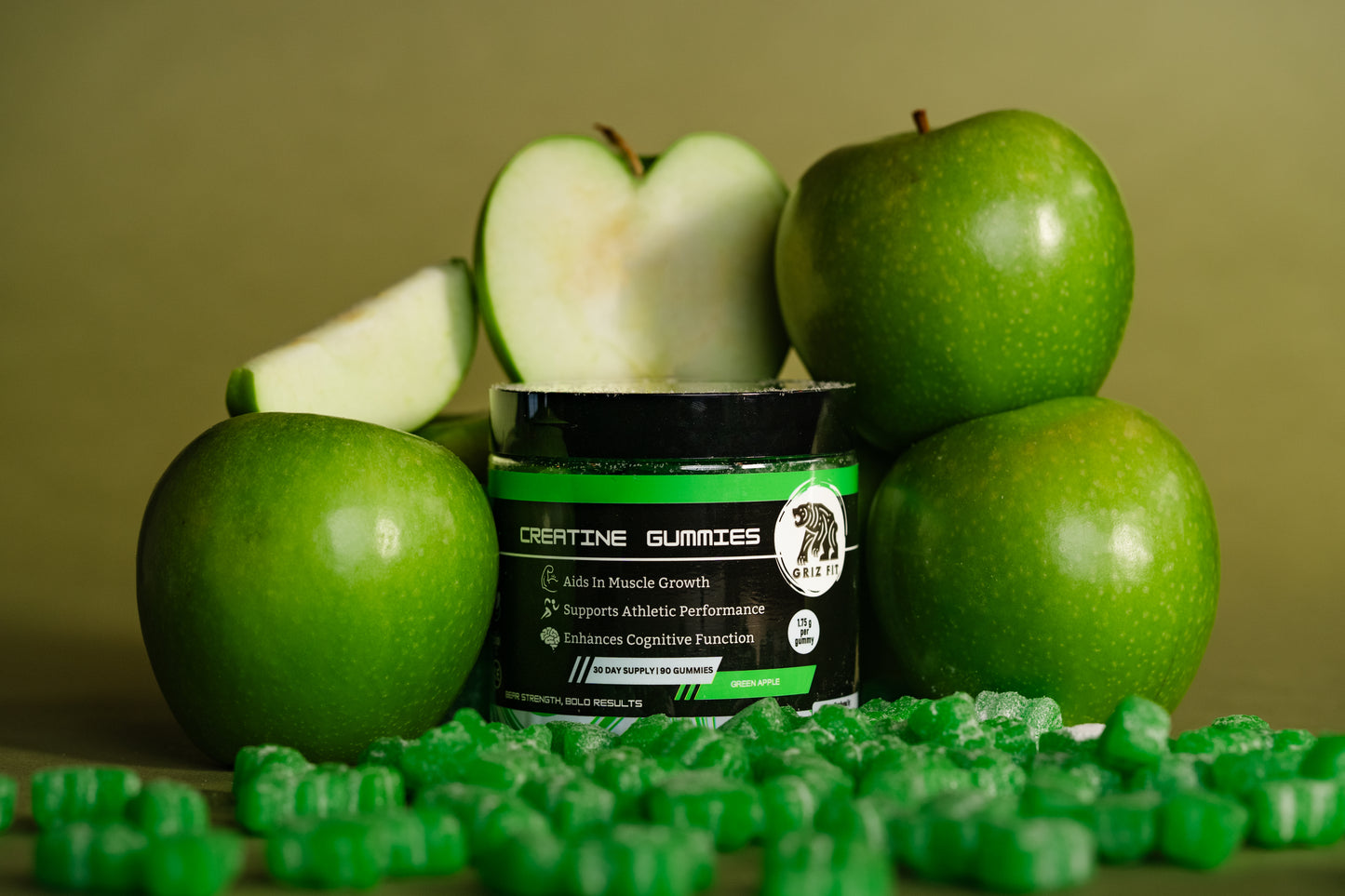 Green Apple Creatine Gummies