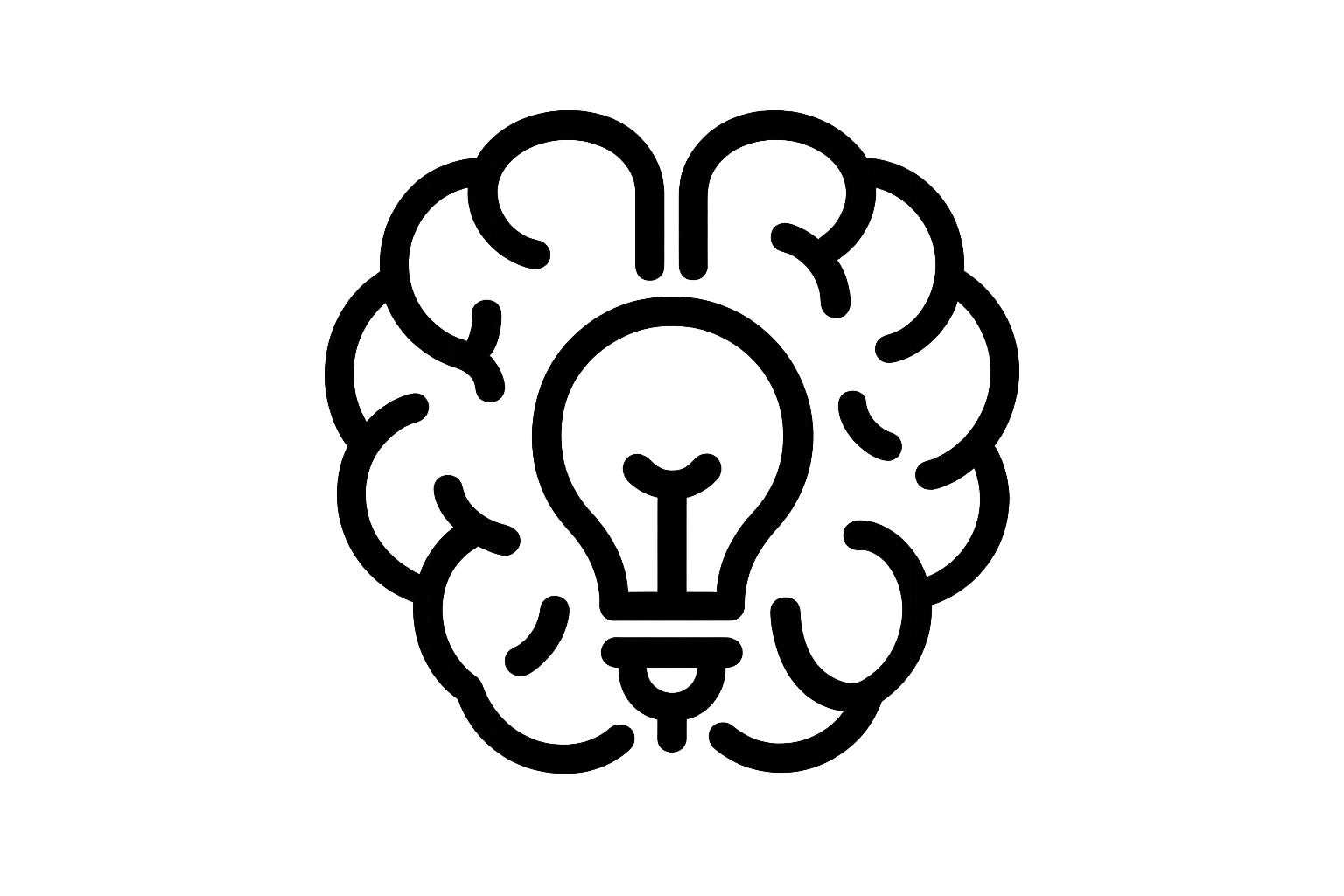 Brain with Lightbulb Icon