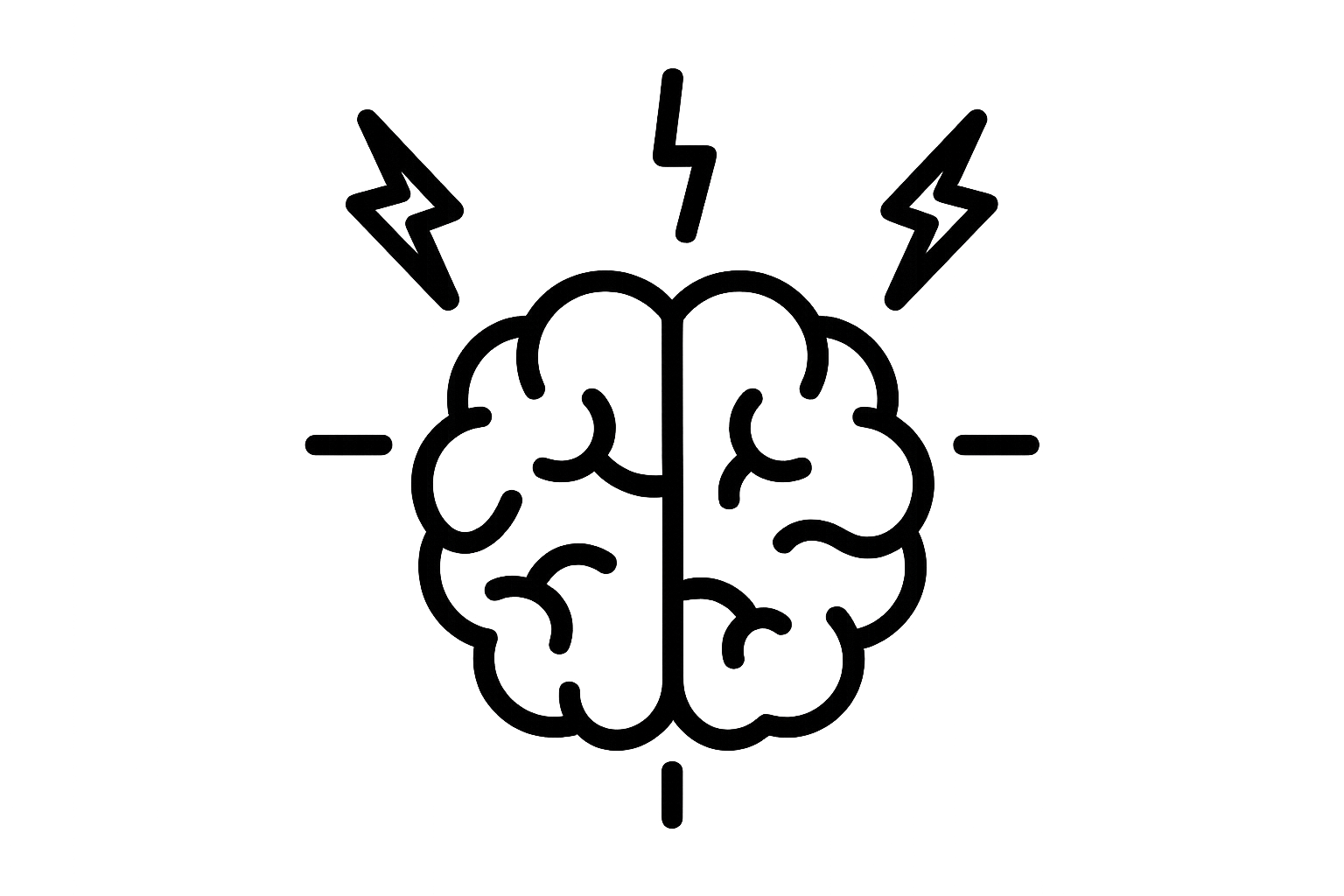 Brain with Spark Icon