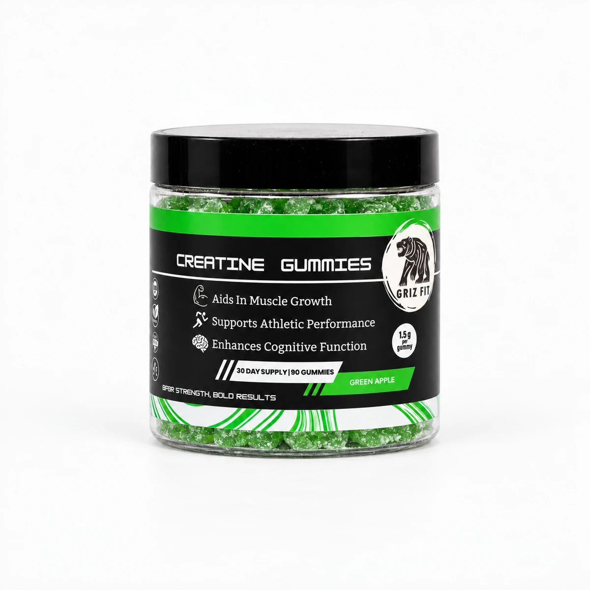Green Apple Creatine Gummies