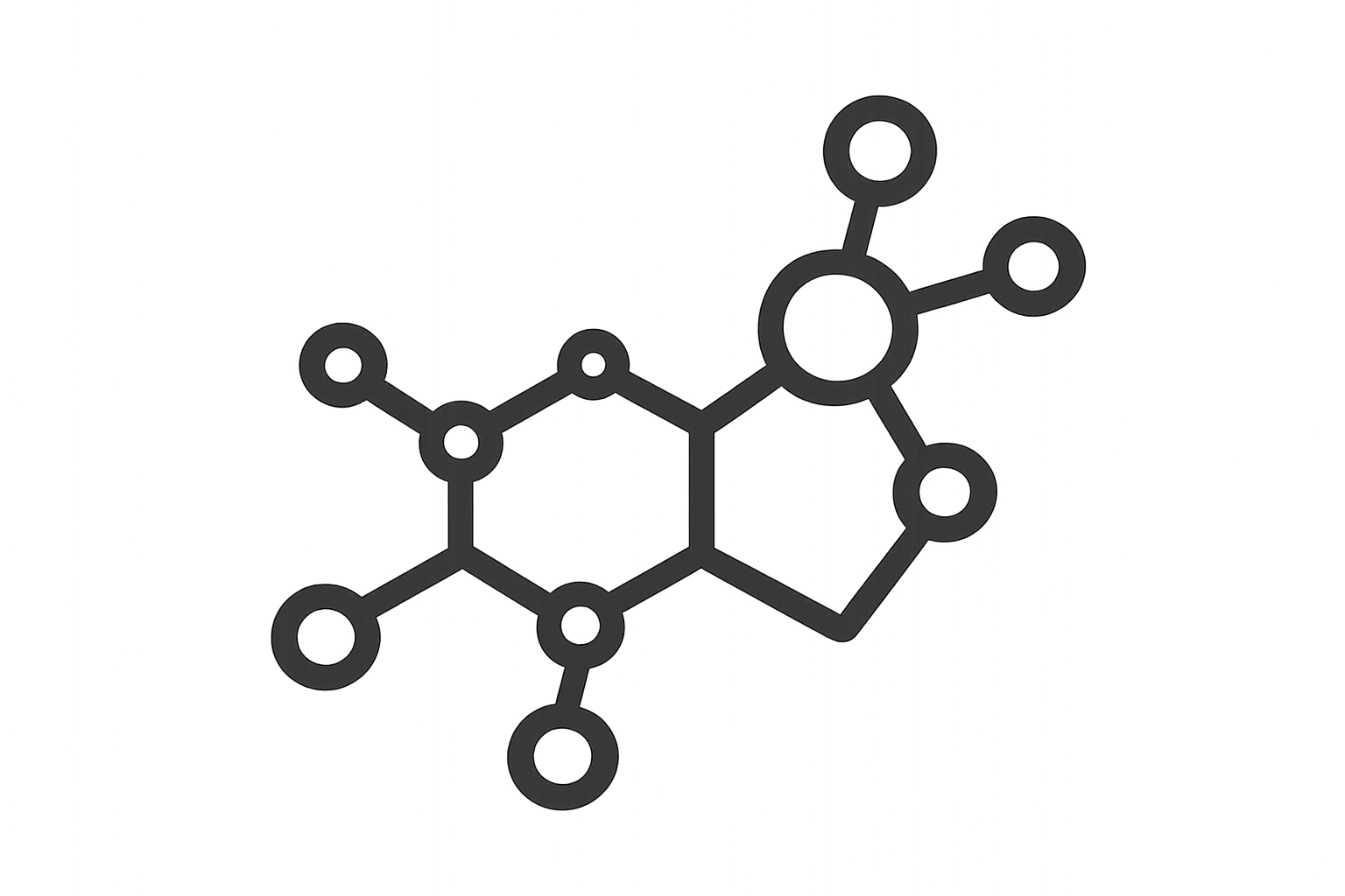 Hormone Molecule Icon